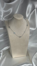Collier maille strass