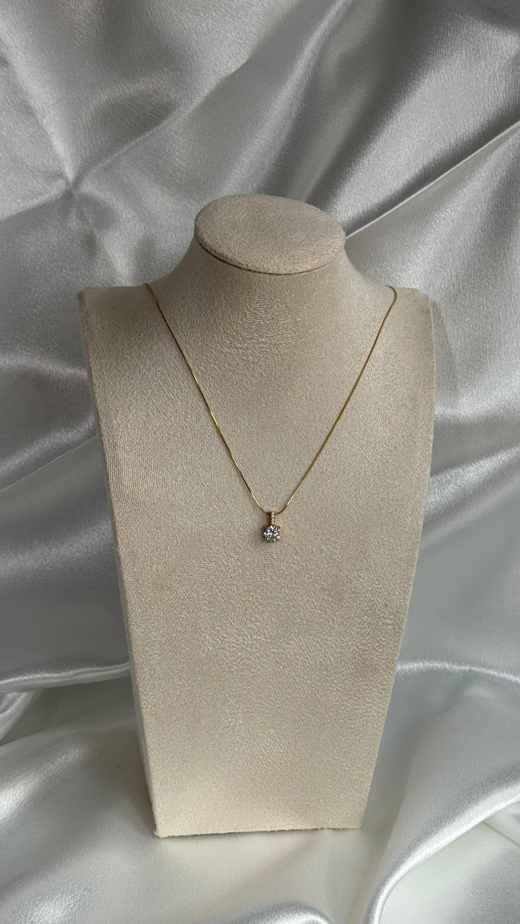 Collier Strass Carré