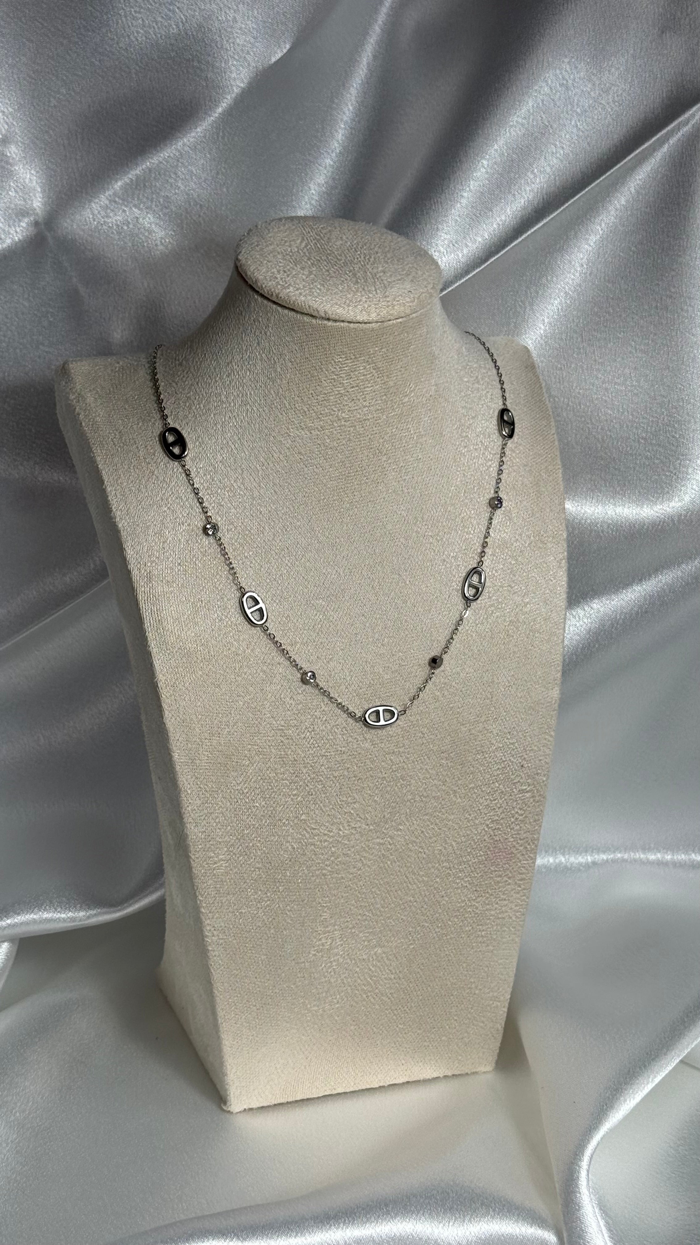 Collier Maille Marine