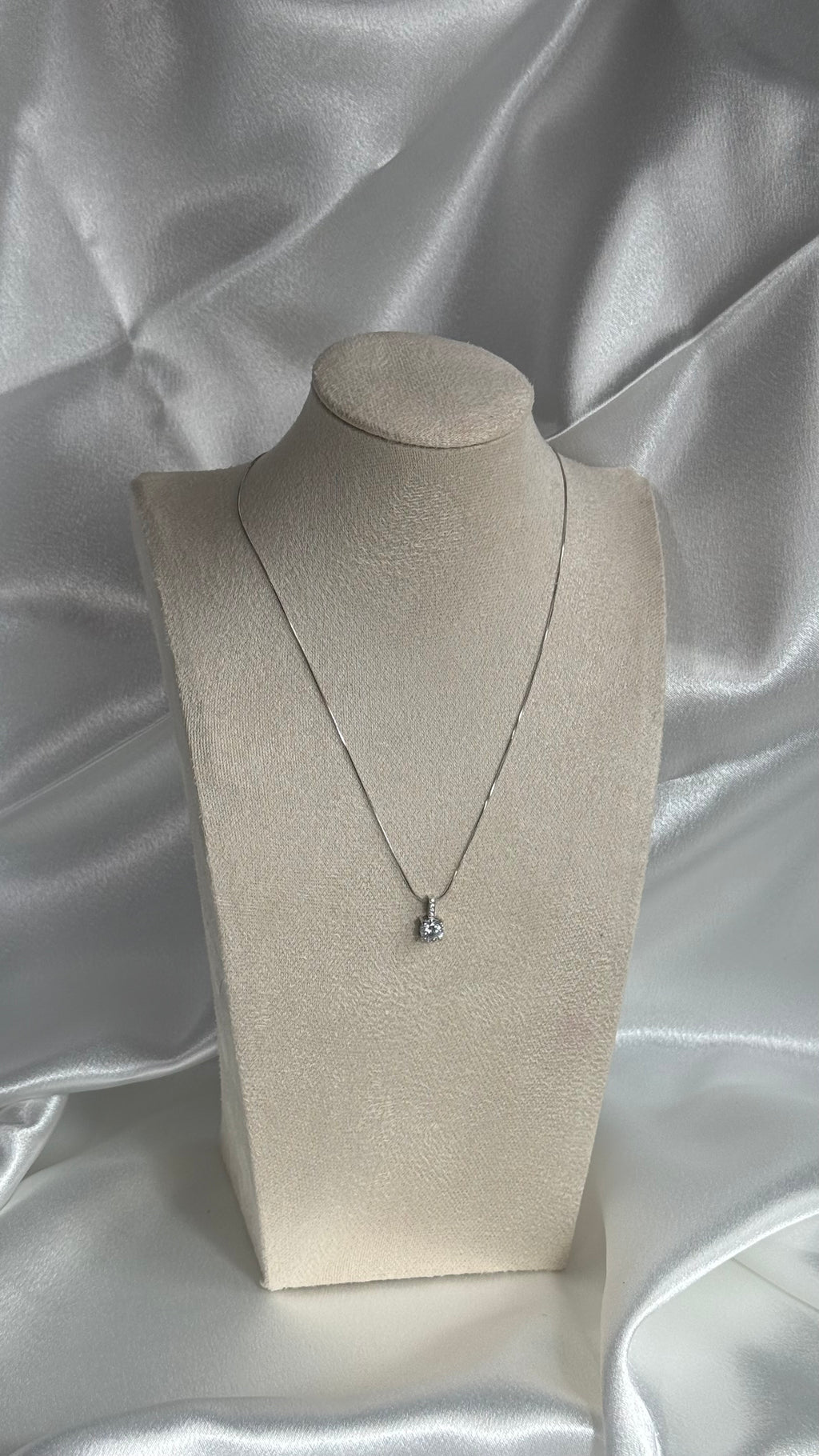Collier Strass Carré