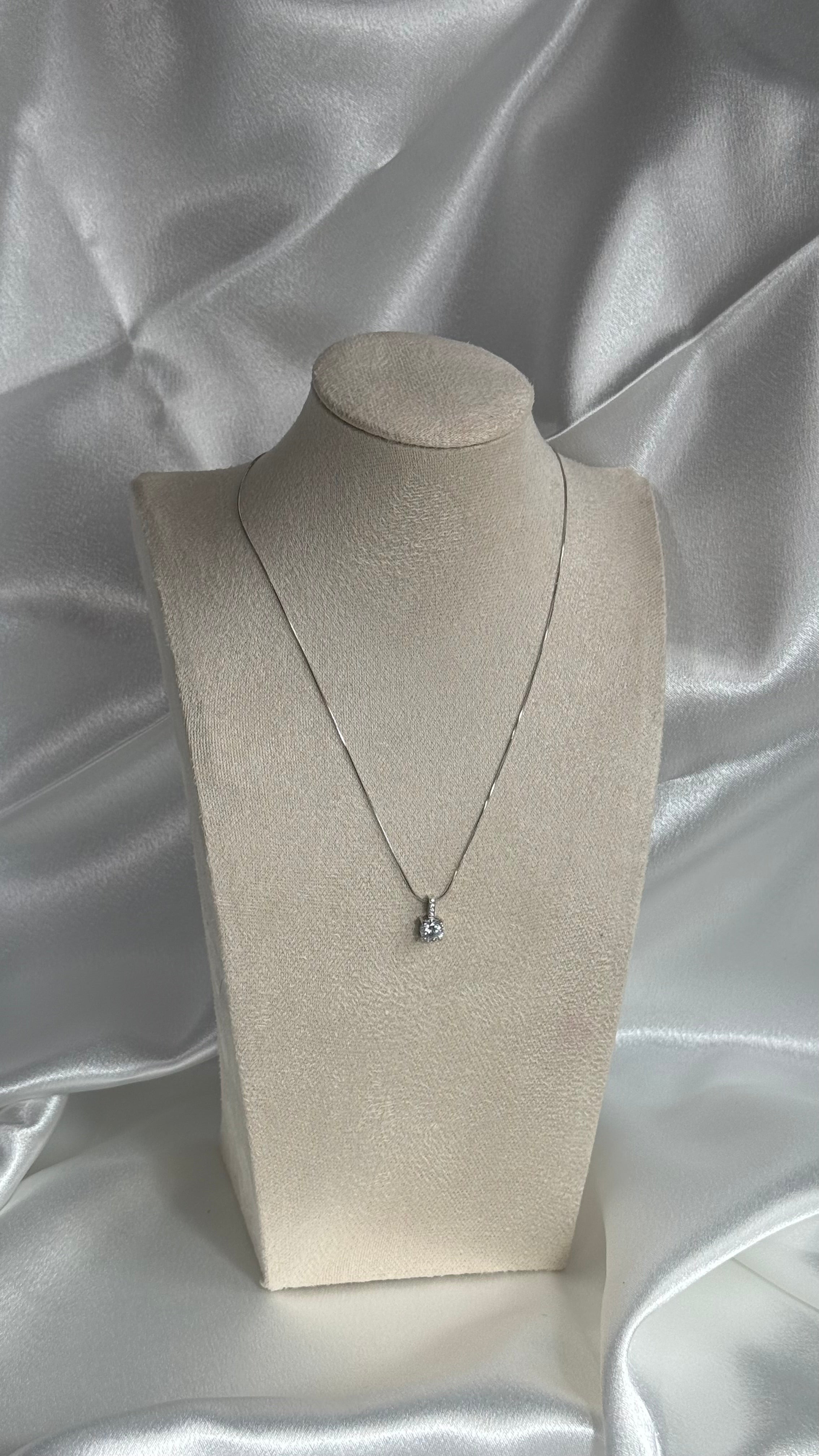 Collier Strass Carré