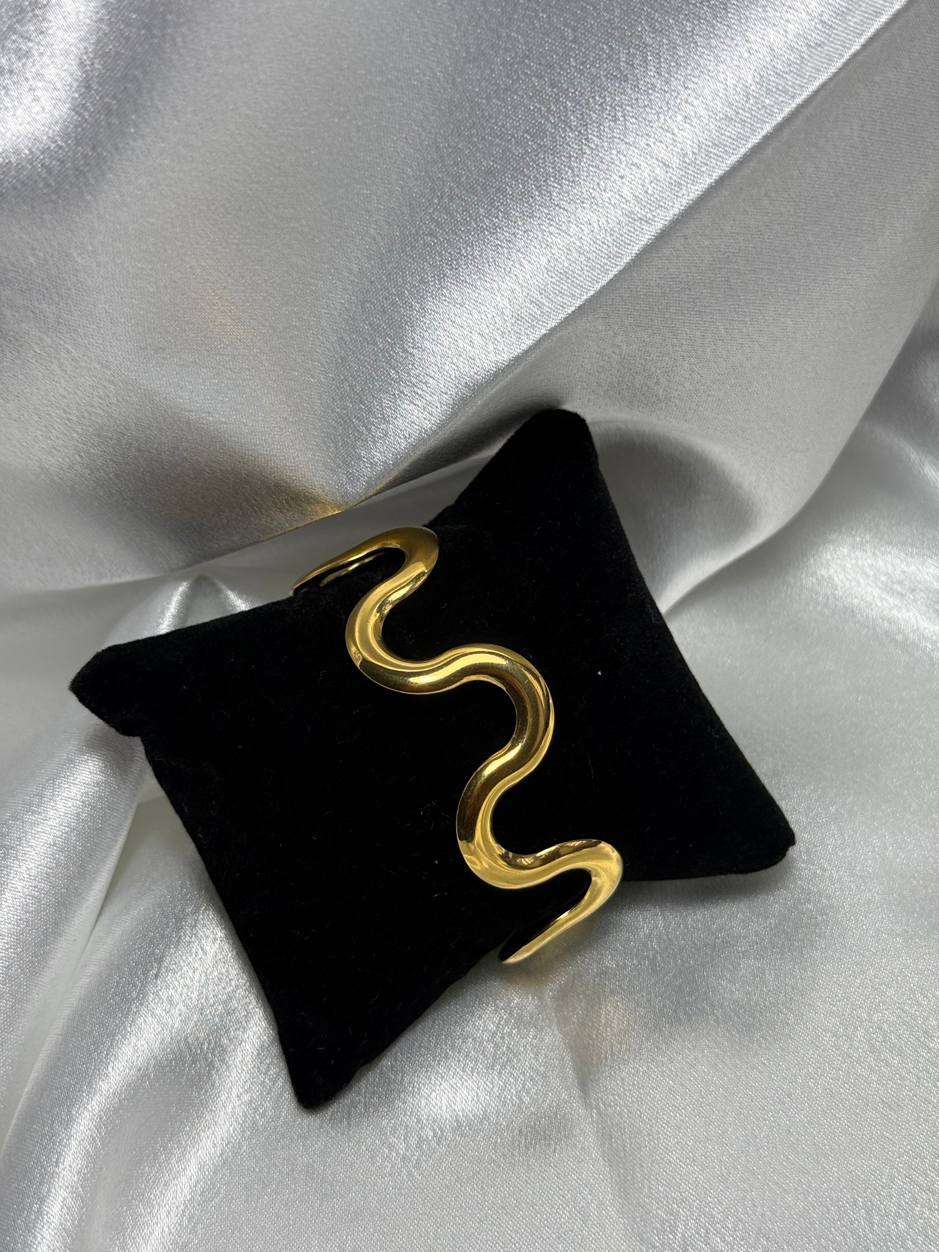 Bracelet Manchette Vague