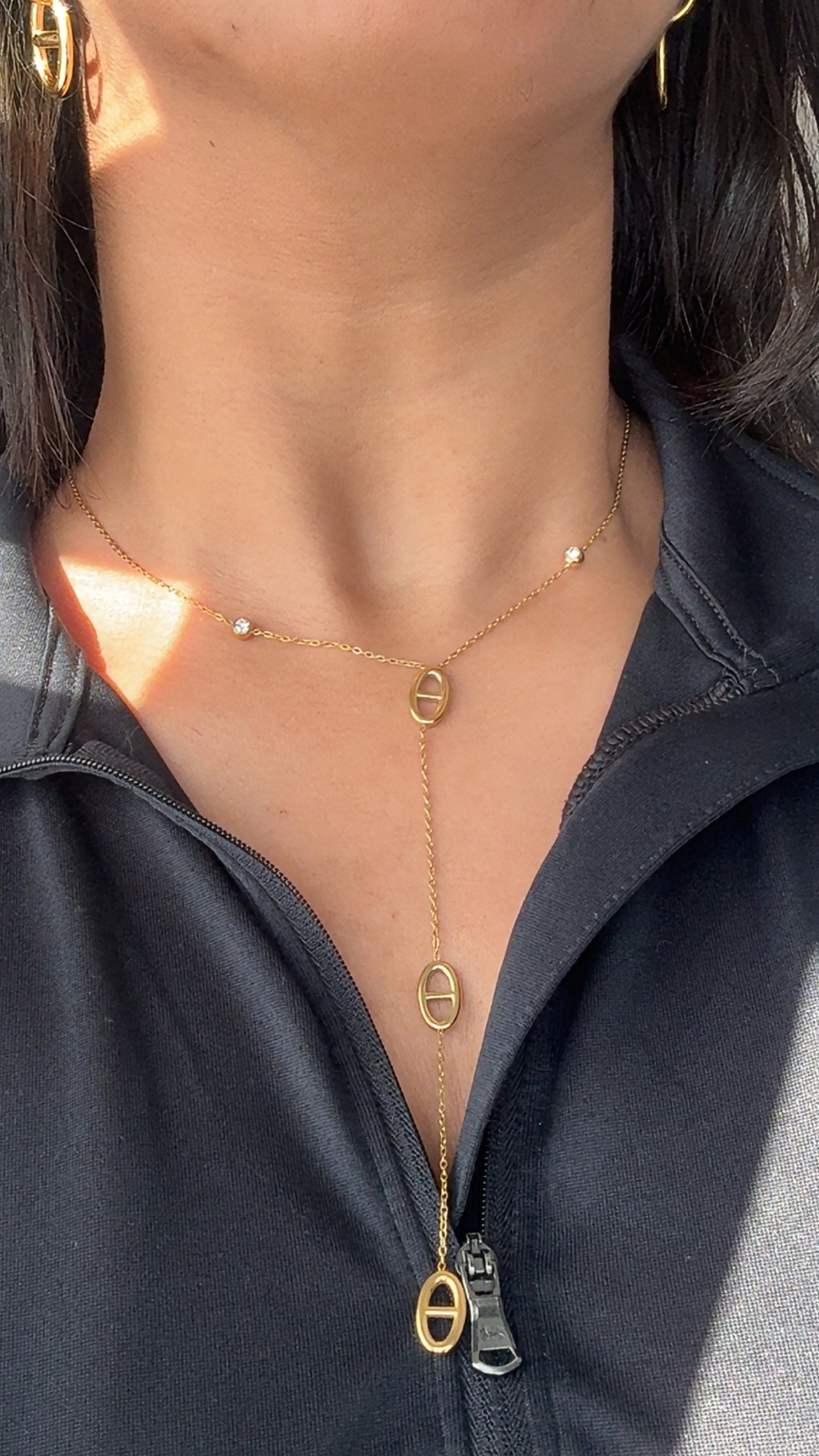 SAUTOIR MAILLE MARINE