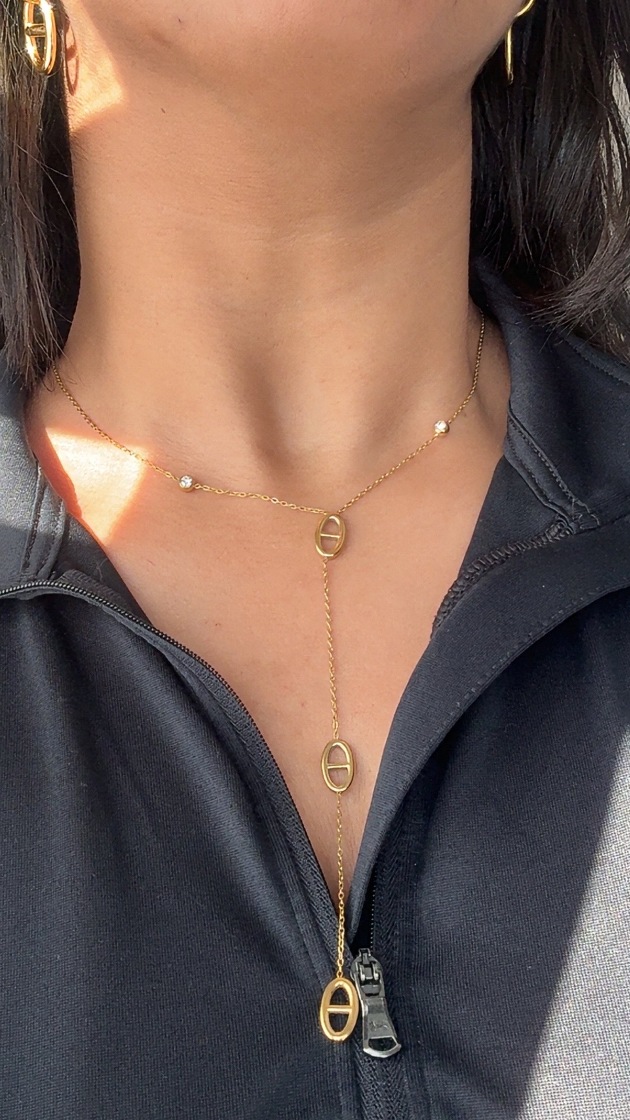 SAUTOIR MAILLE MARINE